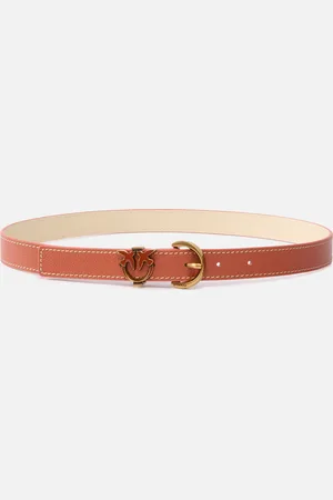 Pinko Ceinture en cuir foulonné avec détail Love Birds 2,5 cm, , M