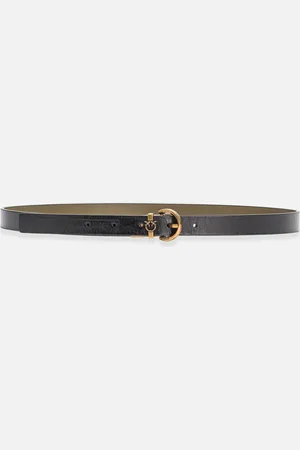 Pinko Fine ceinture réversible en cuir de 2 cm, , M