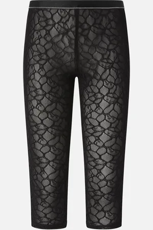 Pinko Knee-high leggings in stretch lace, , M