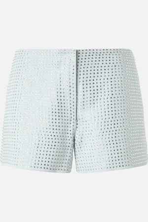 Pinko Elegant shorts with rhinestones, , 42