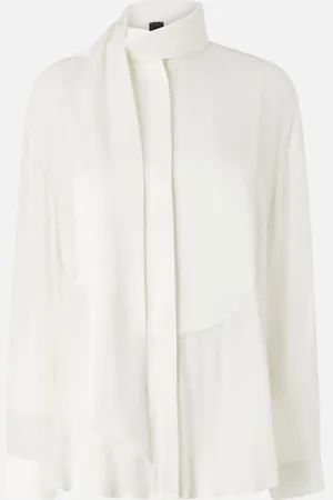 Pinko Chemise transparente élégante avec empiècement en satin, , 48