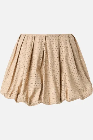 Pinko Full rhinestone balloon miniskirt, , 38