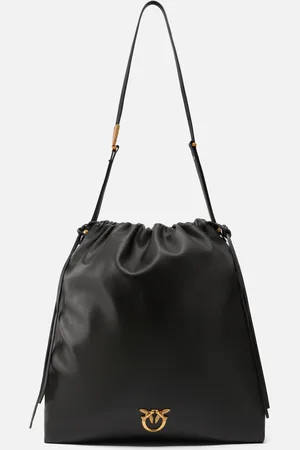 Pinko Large soft square leather bag, , U