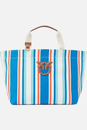 Pinko Cabas moyen en toile à rayures, , U