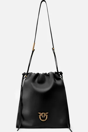 Pinko Sac souple carré en cuir à logo, , U