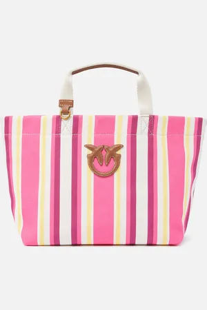 Pinko Cabas moyen en toile à rayures, , U