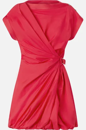Pinko Poplin dress with crisscross, , M