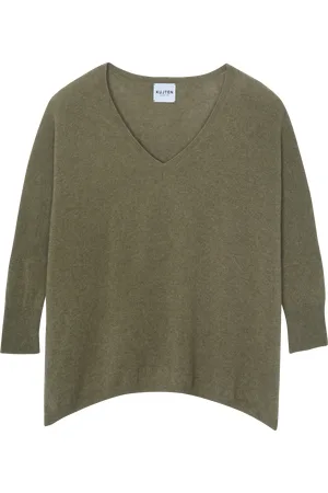 KUJTEN Pull Col V oversize en cachemire