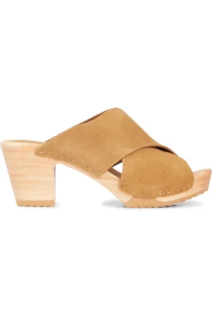 BOSABO Mule à talon en cuir velours