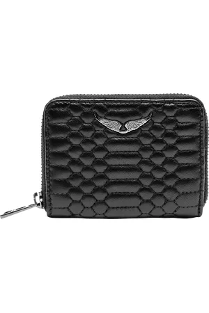 Zadig & Voltaire Porte-monnaie en cuir matelassé