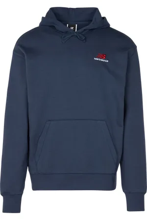 New Balance Sweat à capuche brodé en coton mélangé