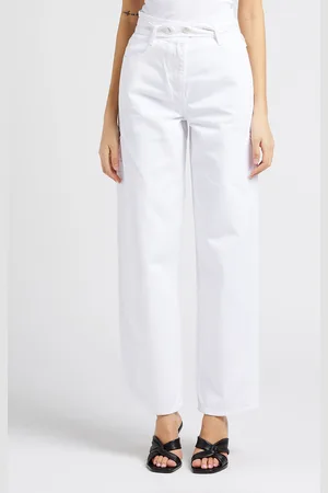 IRO Jean flare taille haute en coton