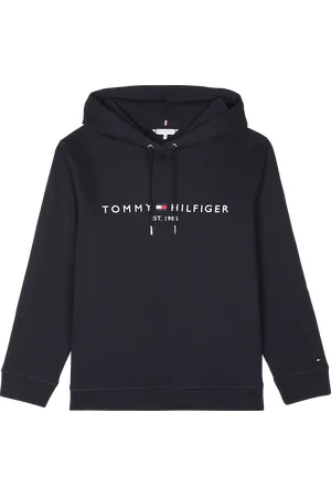 Tommy Hilfiger Sweat à capuche brodé en coton mélangé