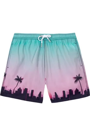 Maison Labiche Short de maillot de bain imprimé