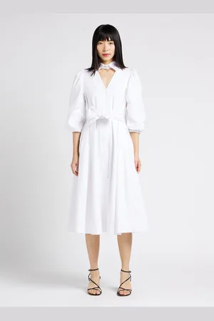 Karl Lagerfeld Robe longue col amovible 100 coton bio
