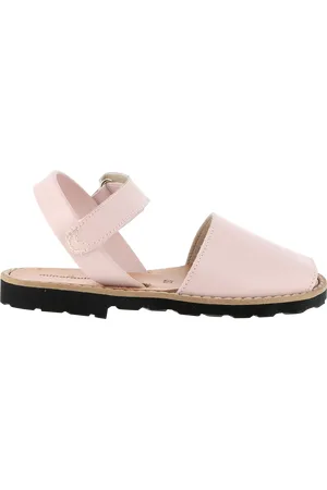 MINORQUINES Sandales en cuir lisse