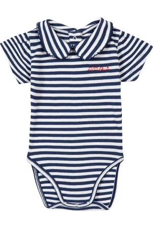 Maison Labiche Body col claudine brodé amour en coton bio