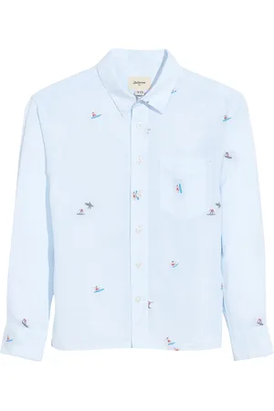 Bellerose Chemise oversize à motifs en coton