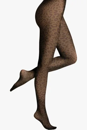 Bleuforêt Collants à imprimé léopard