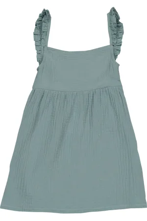 Petite Lucette Robe courte en gaze de coton bio