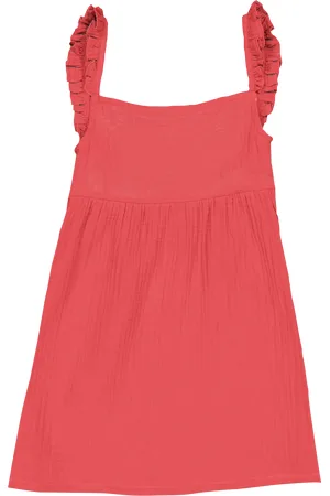 Petite Lucette Robe courte en gaze de coton bio
