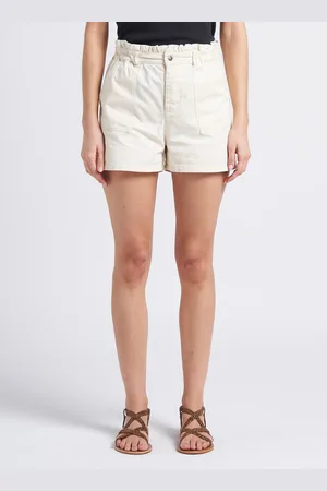 BONTON Short taille haute en coton