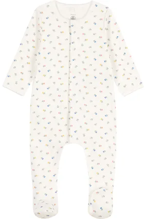 Petit Bateau Body pyjama fleurs en coton bio
