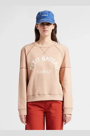 Petit Bateau Sweat col rond en coton
