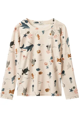 Liewood T-shirt de bain col rond imprimé