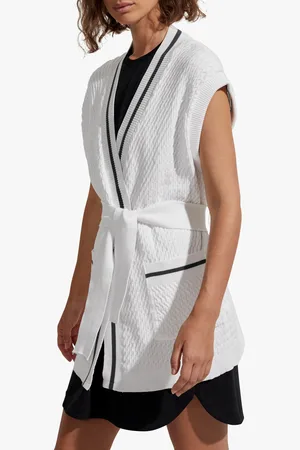 Varley Cardigan Col V ceinturé