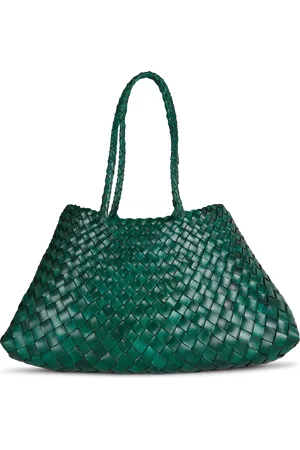 Dragon Diffusion Panier tissé en cuir