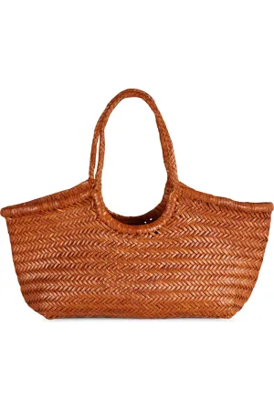 Dragon Diffusion Panier tissé en cuir