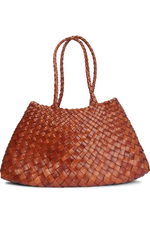Dragon Diffusion Panier tissé en cuir
