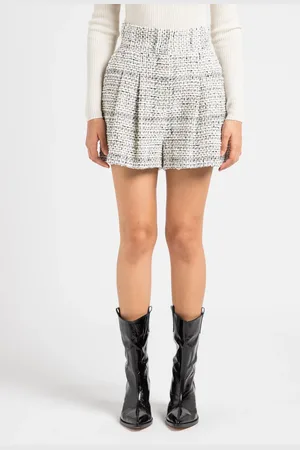 IRO Short taille haute en tweed