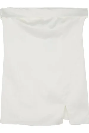 Gina Tricot Robe bustier courte satinée