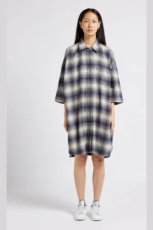 Bellerose Gilet col classique à carreaux en coton