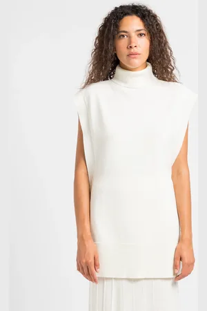 Max Mara Gilet col roulé en laine