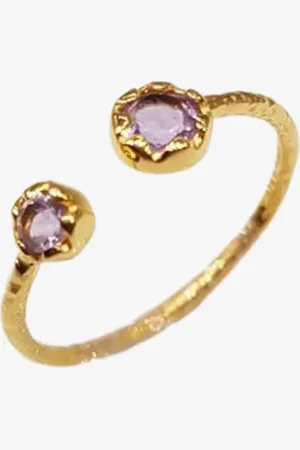 Ginandger Bague amethyste