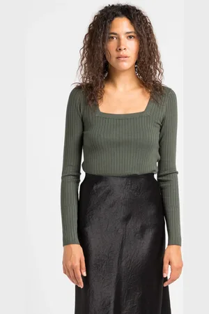 Max Mara Pull col carré
