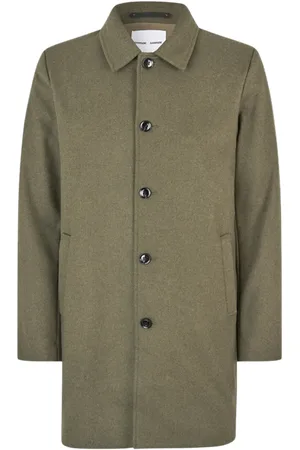 Samsøe Samsøe Manteau col classique en laine mélangée