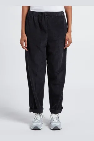 American Vintage Pantalon large taille haute en velours côtelé