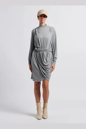 IRO Robe courte col montant drapée