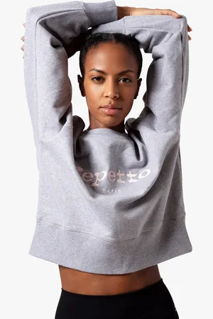 Repetto Sweatshirt col rond en coton brodé