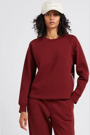 Max Mara Sweat court col rond en coton mélangé