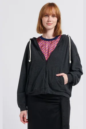 American Vintage Sweat à capuche en coton mélangé