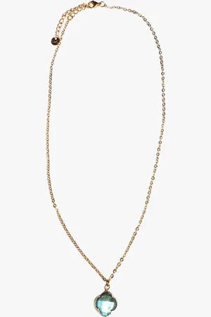 Ginandger Collier trèfle labradorite