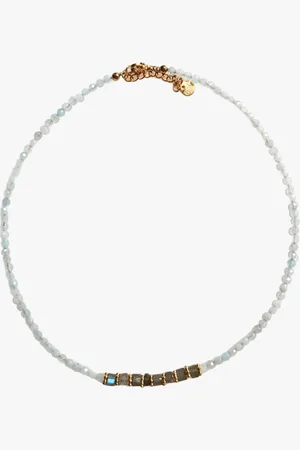 Ginandger Collier aigue marine