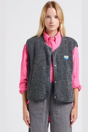 American Vintage Gilet col rond molletonné sans manches