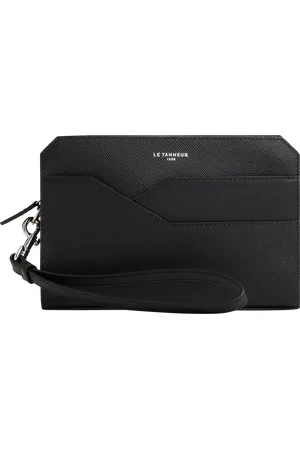 Le Tanneur Pochette zippée en cuir