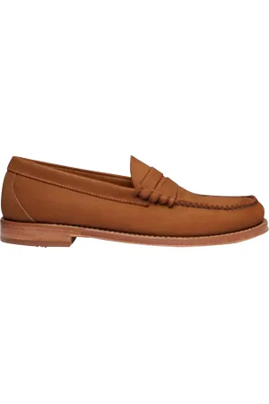 G.H. Bass Mocassins en cuir velours